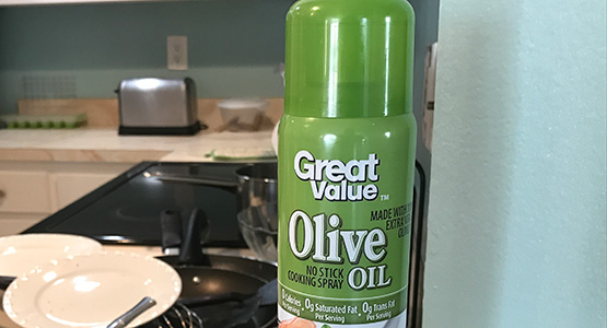 When “Healthy” Isn't Healthy: Ixnay the Olive Oil Spray